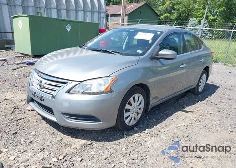2013 Nissan Sentra S from USA, damaged, VIN 3N1AB7AP0DL720252